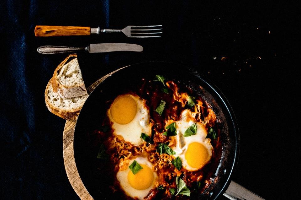 Cooking in a pan after learning how to season cast iron