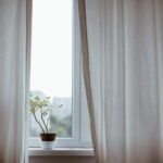 Blackout curtains window