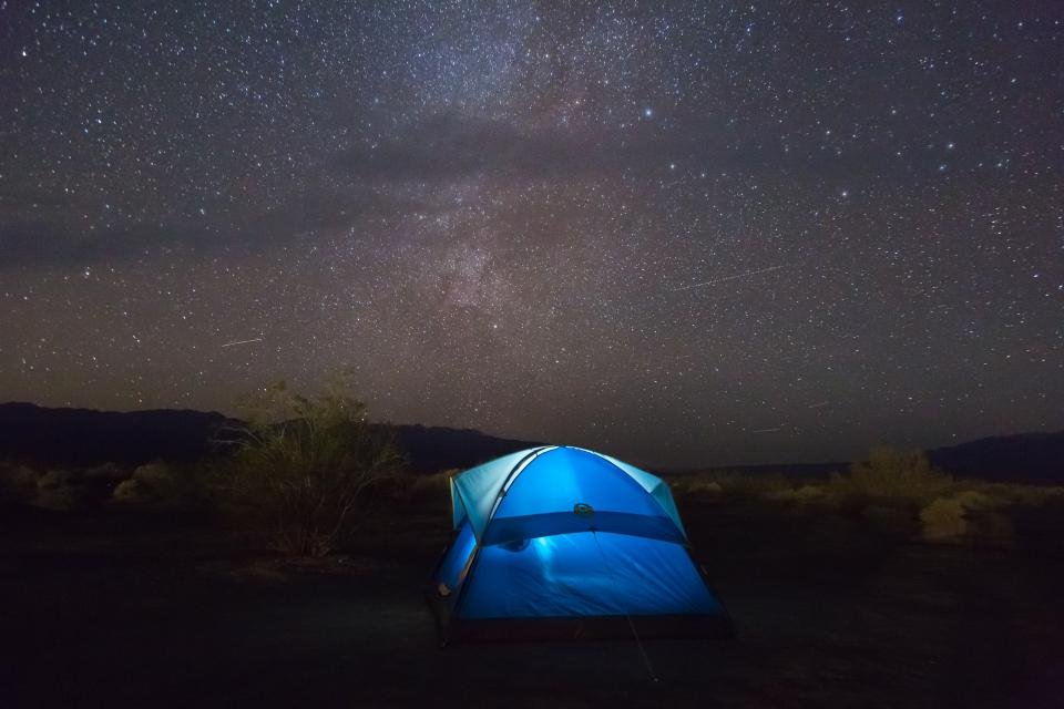 Camping beneath a starry sky inspired by Sagittarius personality traits
