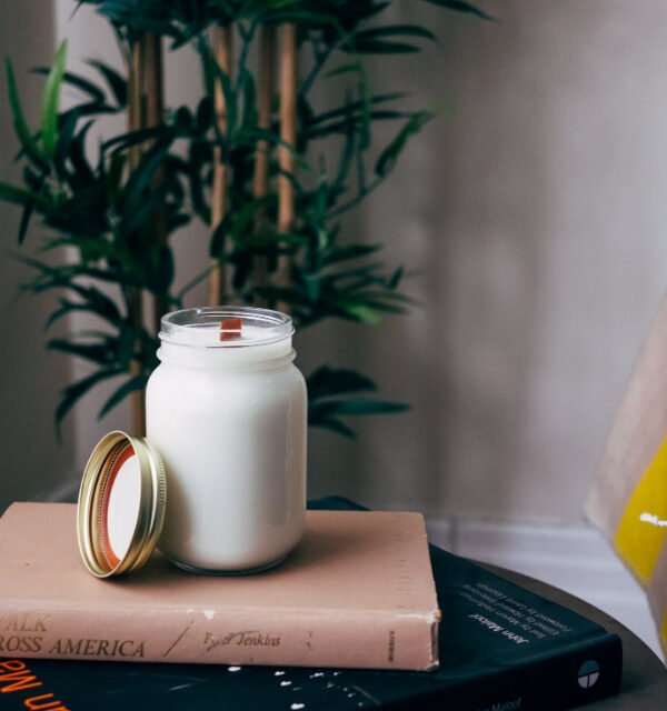 Candle jar decor