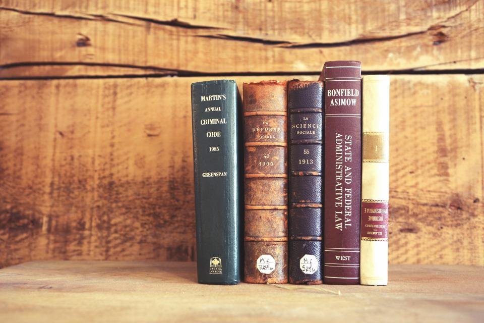 Shelf of classic books by women authors