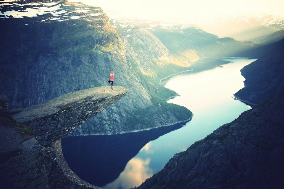 Cliff fjord adventure