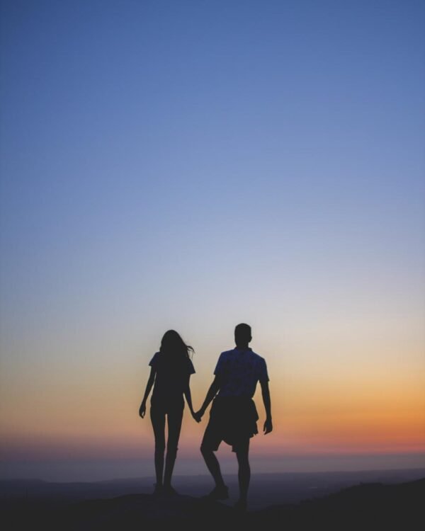 Couple sunset