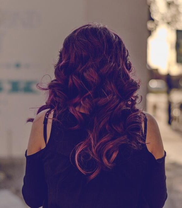 Curling iron loose curls back