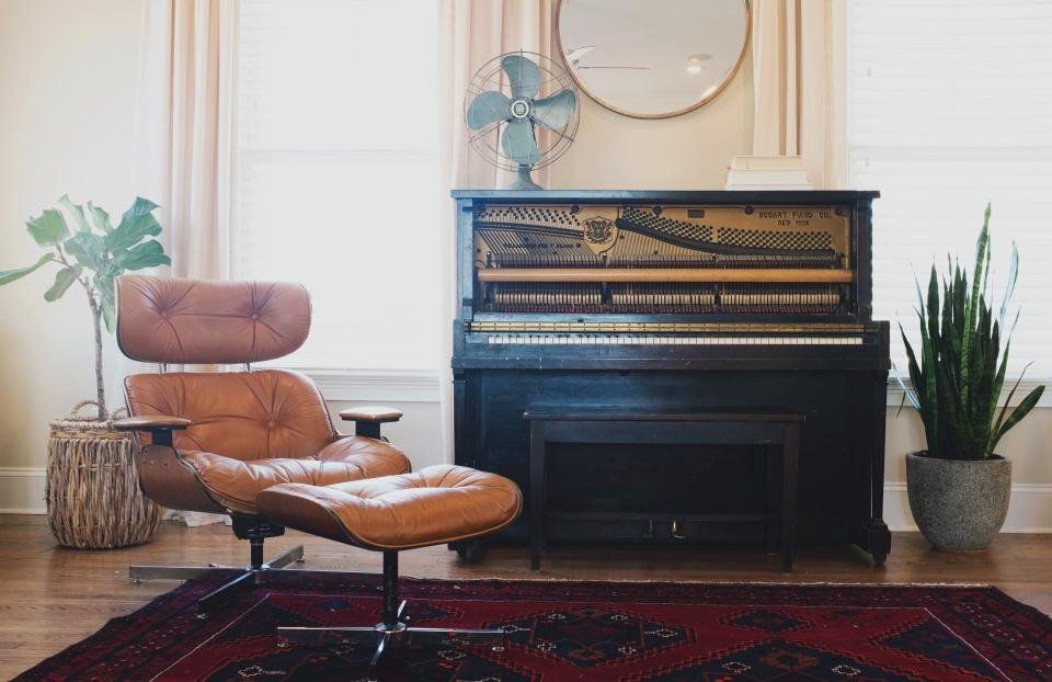 Digital piano living room