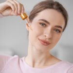 Face toner dropper routine