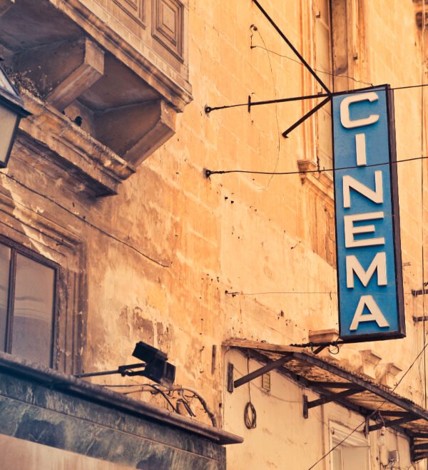 Fashion movies cinema sign