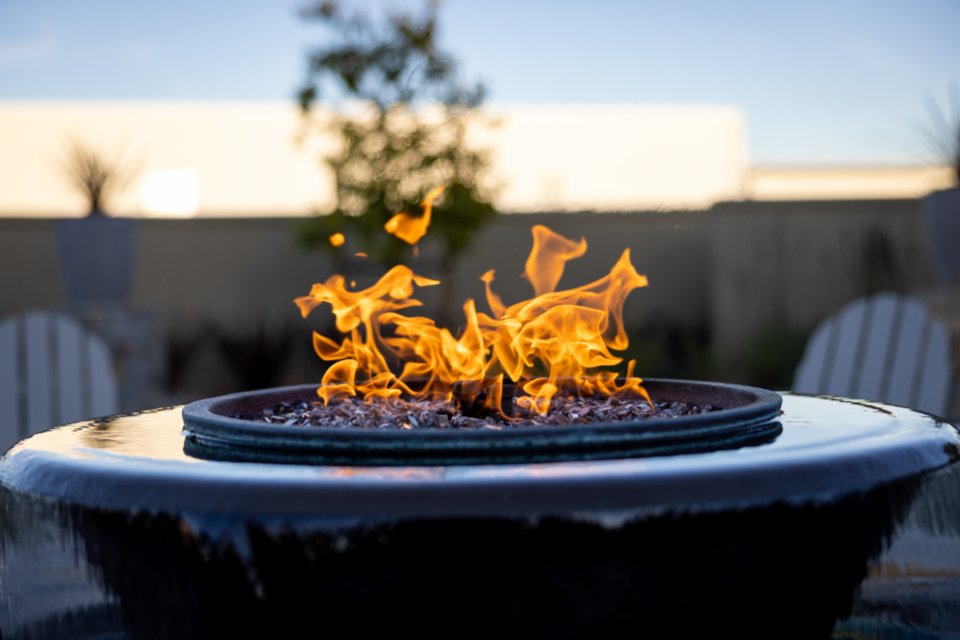 Fire pit patio