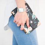 Floral clutch hand
