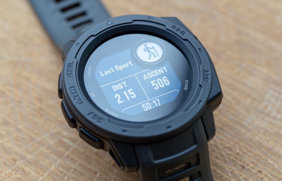 A GPS activity tracker for running and outdoor workouts