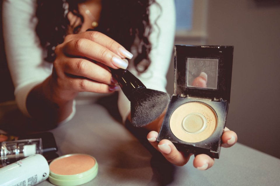 Luxury blush featured compact