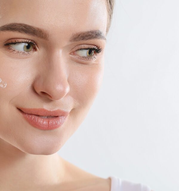 Luxury makeup primer glowing skin