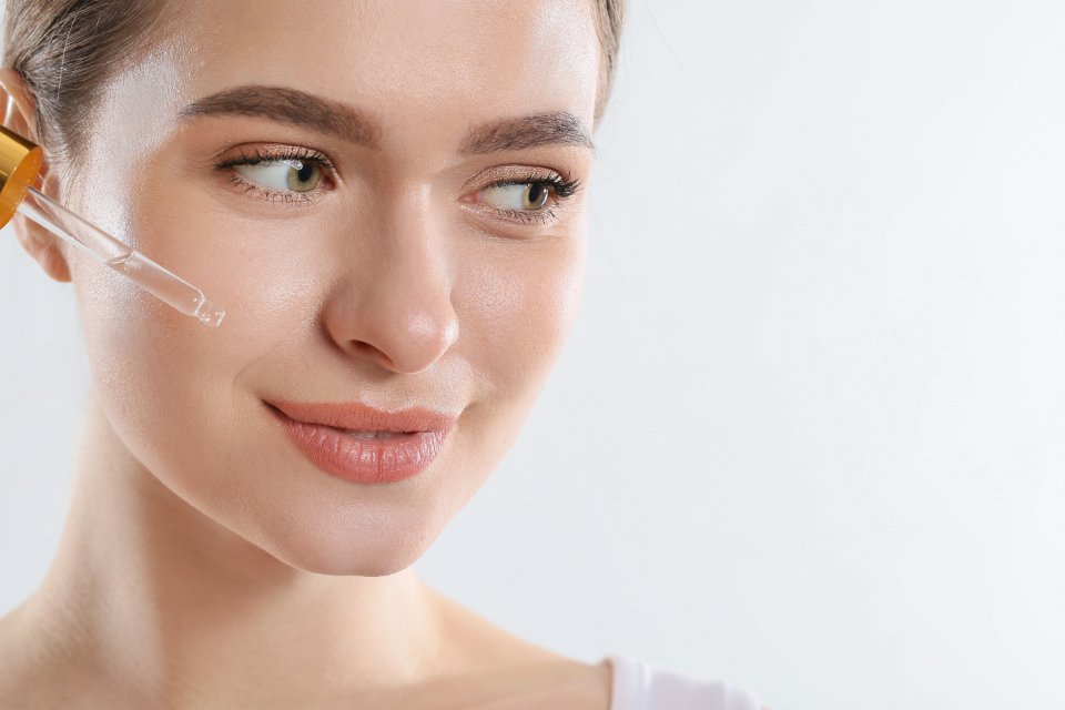 Luxury makeup primer glowing skin