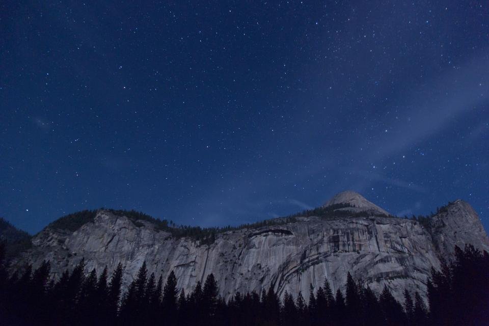 November 2026 horoscope under a starry mountain sky