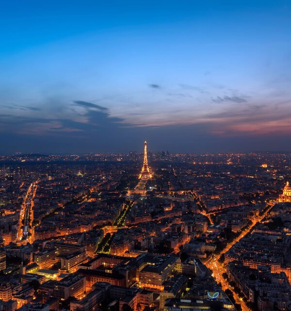 Paris at dusk