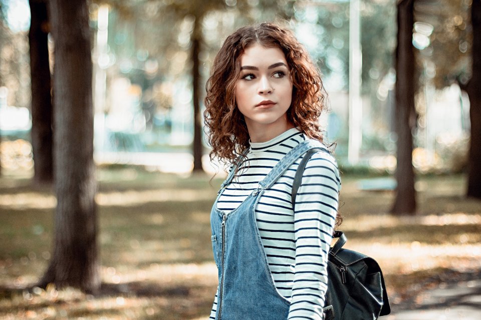 Parisian striped top street style