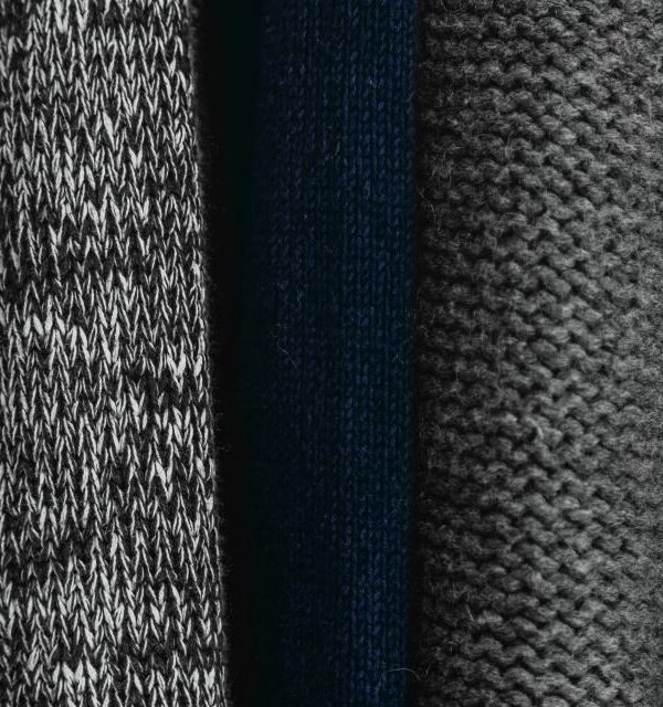 Quiet luxury knitwear stack