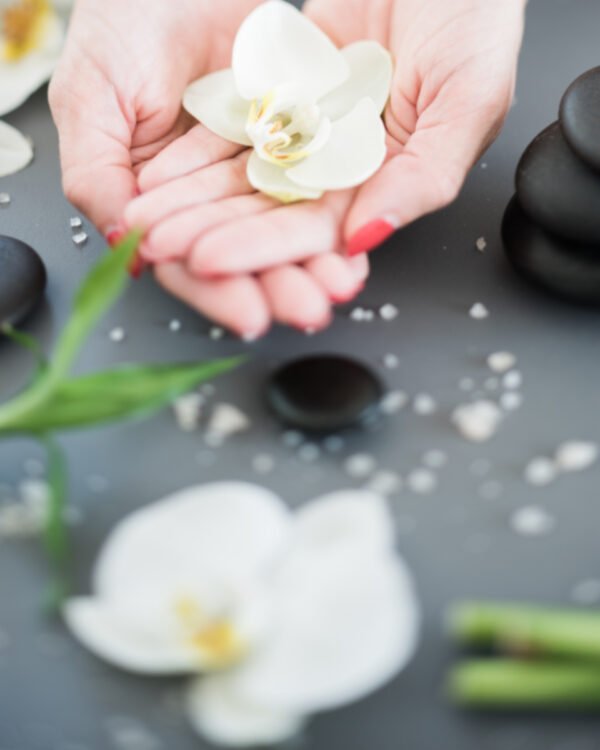 Spa hands manicure