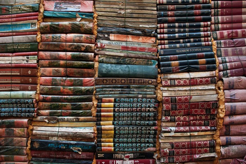 Best mystery novels on a moody reading desk