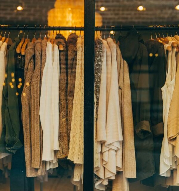 Timeless wardrobe essentials rack
