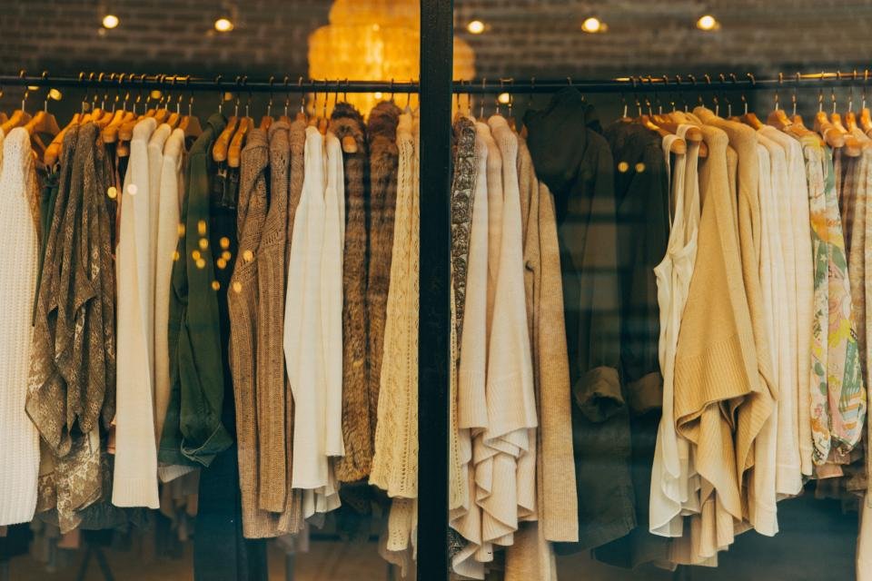 Timeless wardrobe essentials rack