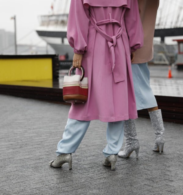 Woman with handbag